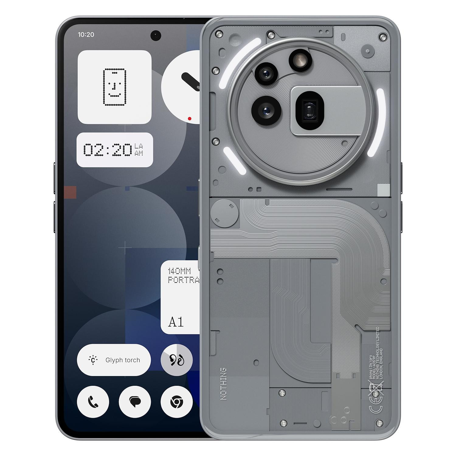 Smartphone Nothing Phone (3a) PRO 12/256GB grey grigio