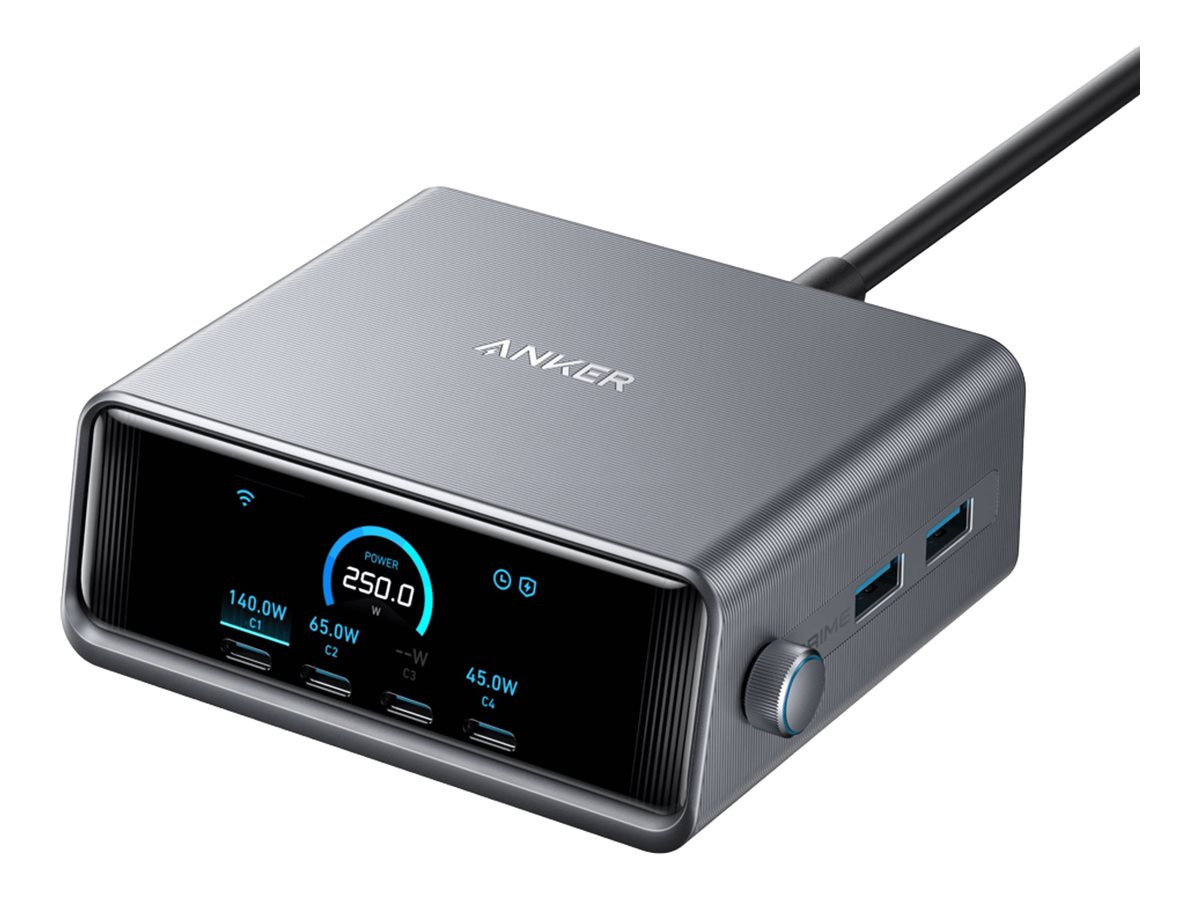 Anker Innovations Prime Charger 250W 6 Ports GaNPrime Caricabatteria A2345341