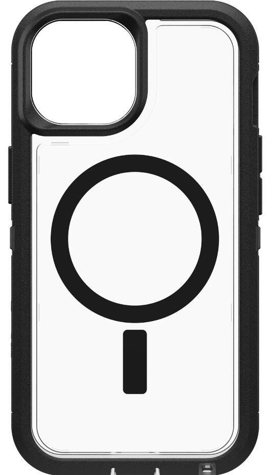 OtterBox Defender XT Clear Apple iPhone 15 Pro Dark Side - clear/black