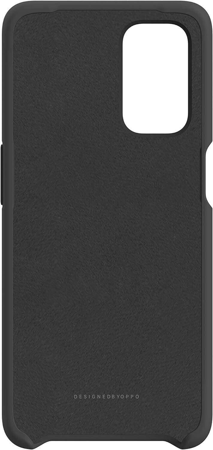 Oppo A54 5G e A74 5G custodia rigida in silicone soft touch originale nera