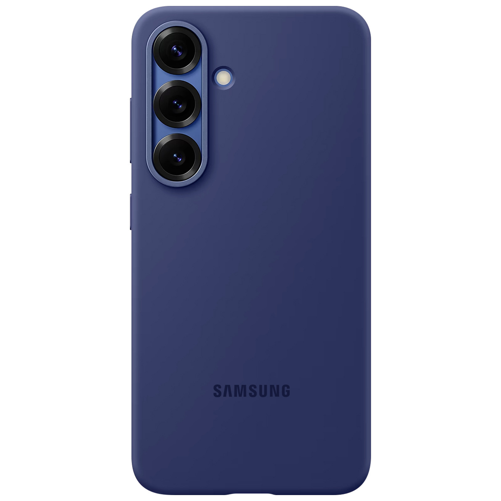 Samsung, Cover per Samsung Galaxy S25 Silicone Soft Touch, Blu scuro