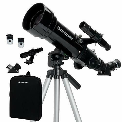 Celestron Travelscope 70 - Telescopio Portatile, Rifrattore da 70 mm, Nero (X2k)