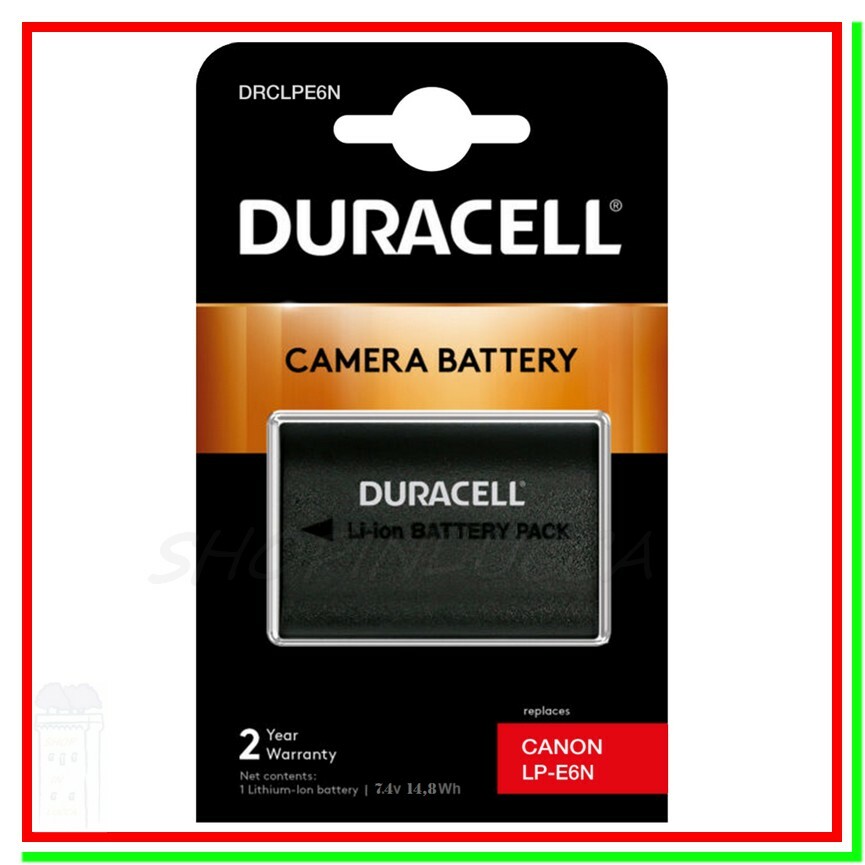Batteria Ricaricabile DURACELL DRCLPE6N = Canon LP-E6N x EOS 7D Mk II XC10