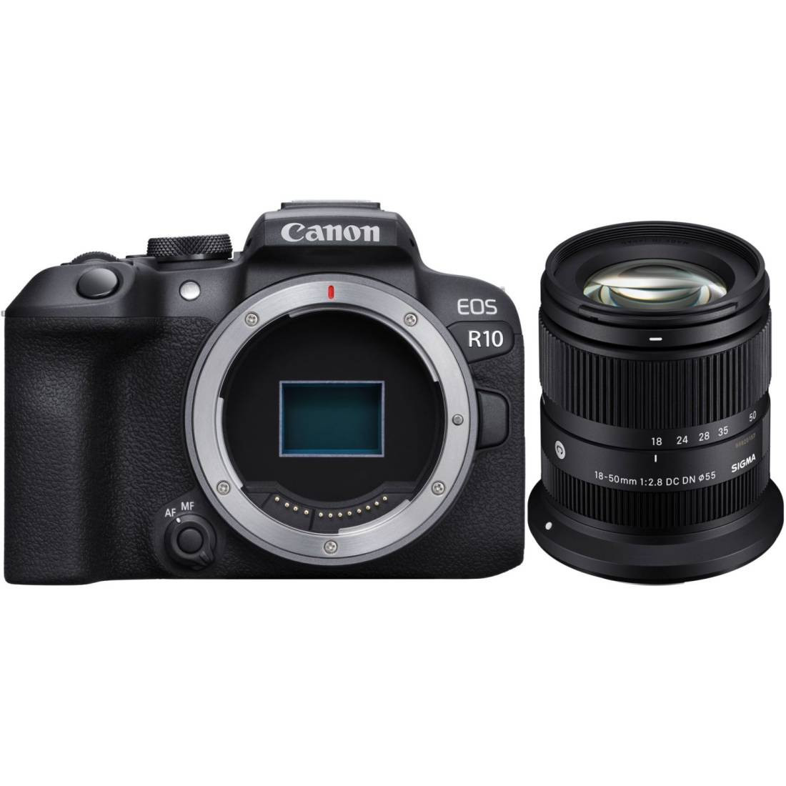 Canon EOS R10 + SIGMA 18-50mm F/2.8 DC DN Canon RF Mount