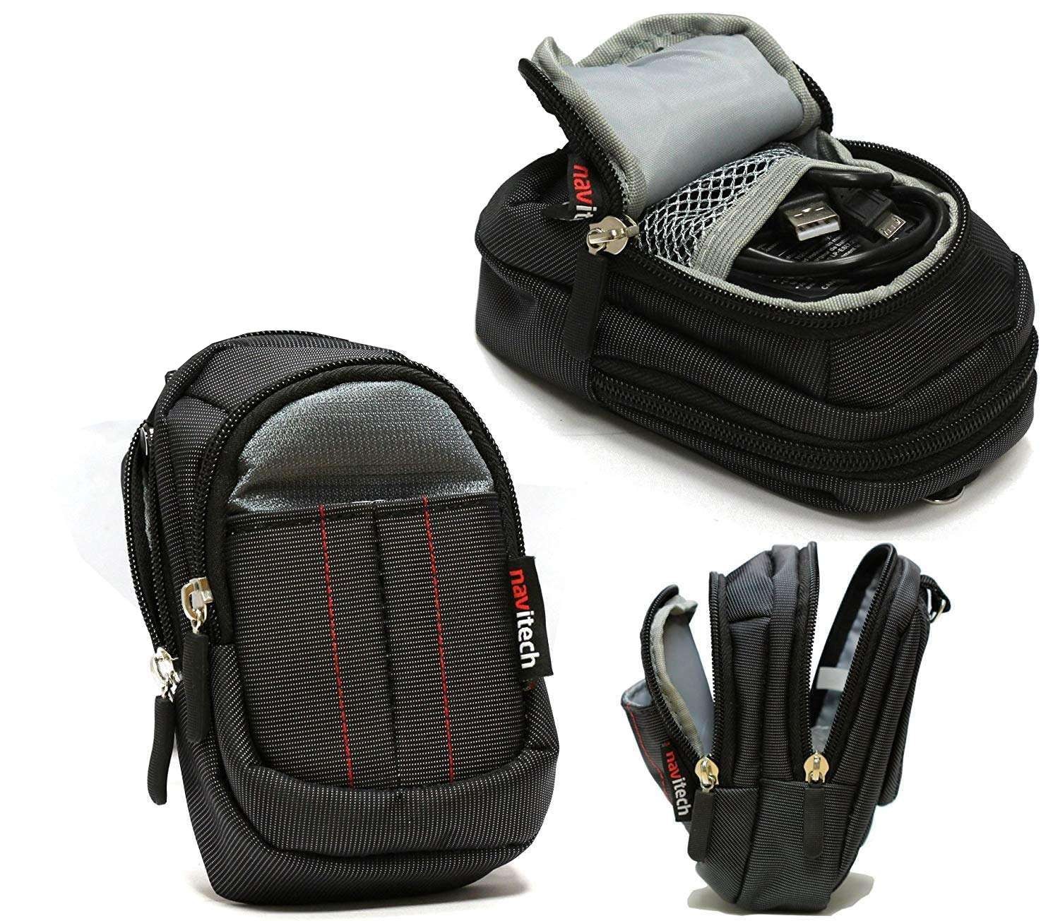 Navitech Black Camera Case For Canon PowerShot S95 Digital Camera