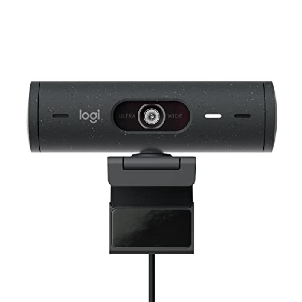 Logitech Brio 505 Webcam Full HD con correzione automatica dell’illuminazione,