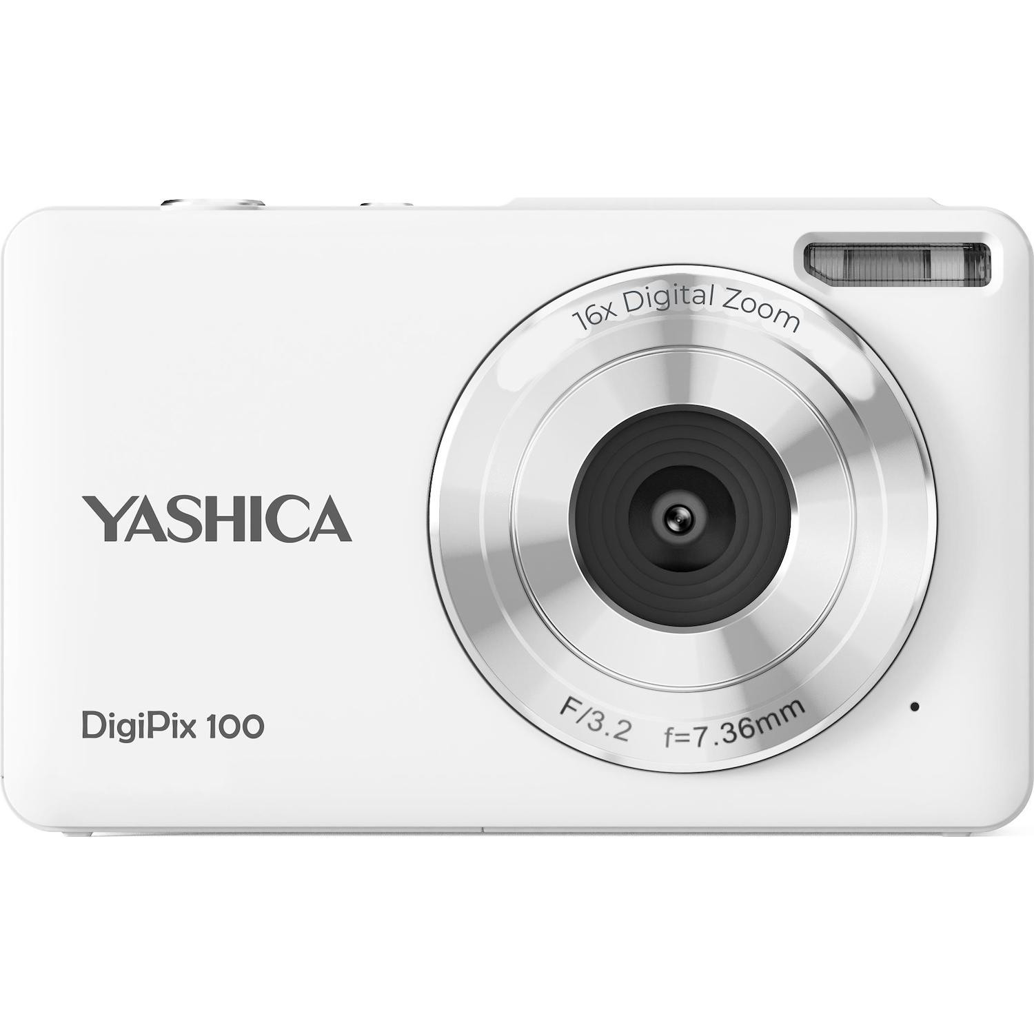 Fotocamera compatta Yashica DigiPix 100 colore    bianco