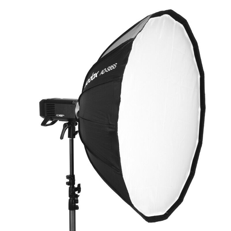 Godox AD S85S Softbox apertura rapida 85CM per AD400Pro AD300 Pro con griglia