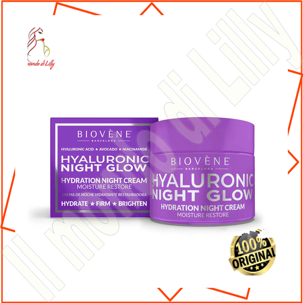 HYALURONIC NIGHT GLOW hydration night cream moisture restore 50 ml