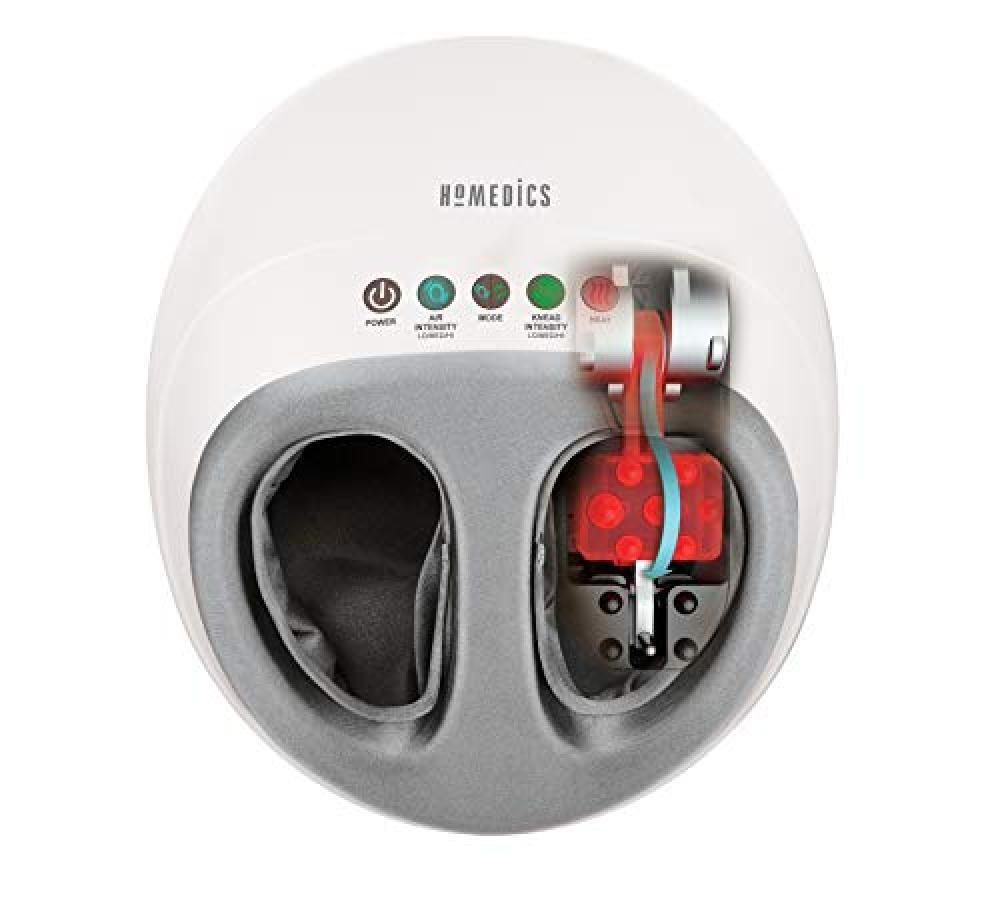 HoMedics Shiatsu Air Pro Foot Massager with Heat, Massaggiatore Piedi Shiatsu ad