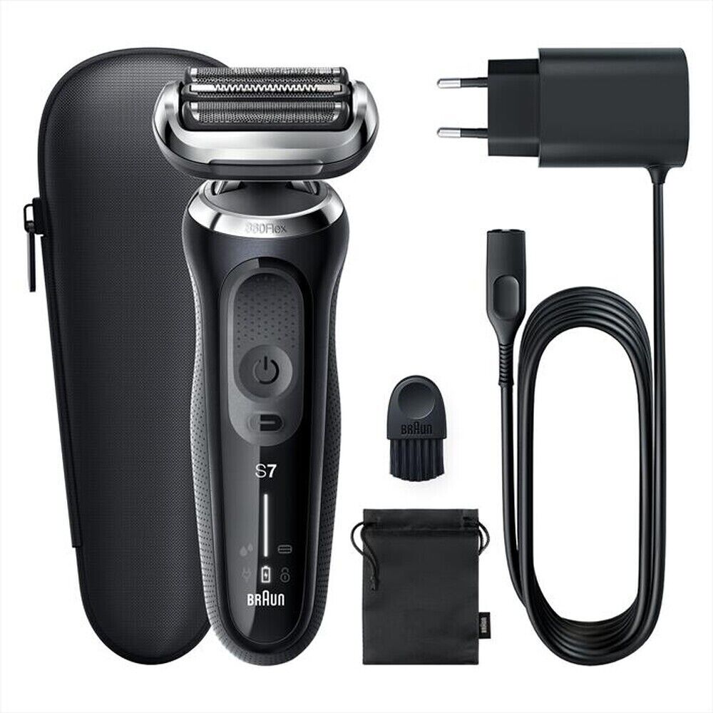 Rasoio Elettrico Ricaricabile Tecnologia AutoSense Grigio/Nero 71-N1000S Braun