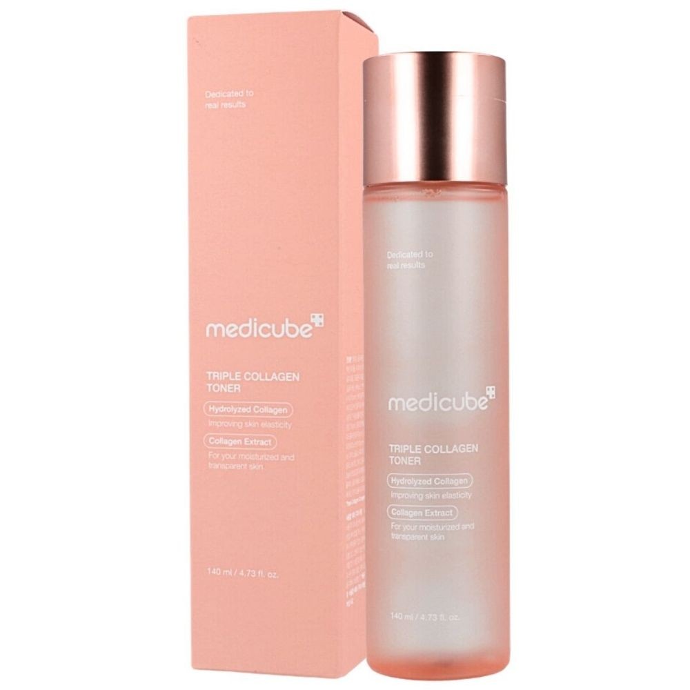 Medicube Tonico idratante al triplo collagene con complesso di collagene, 140 ml