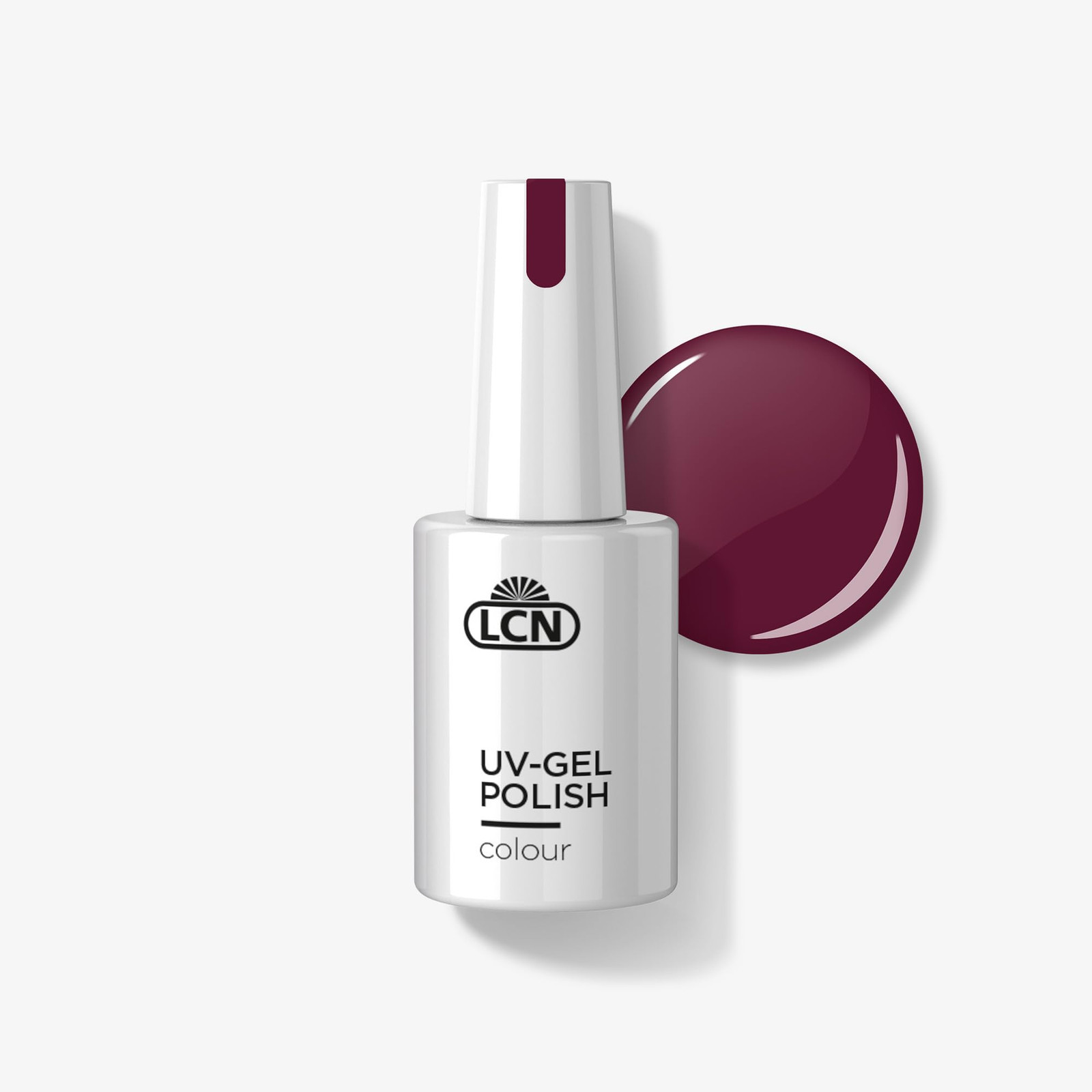 LCN Smalto UV Dark Cherry – Shellac coprente e duraturo – Delicato (z5M)