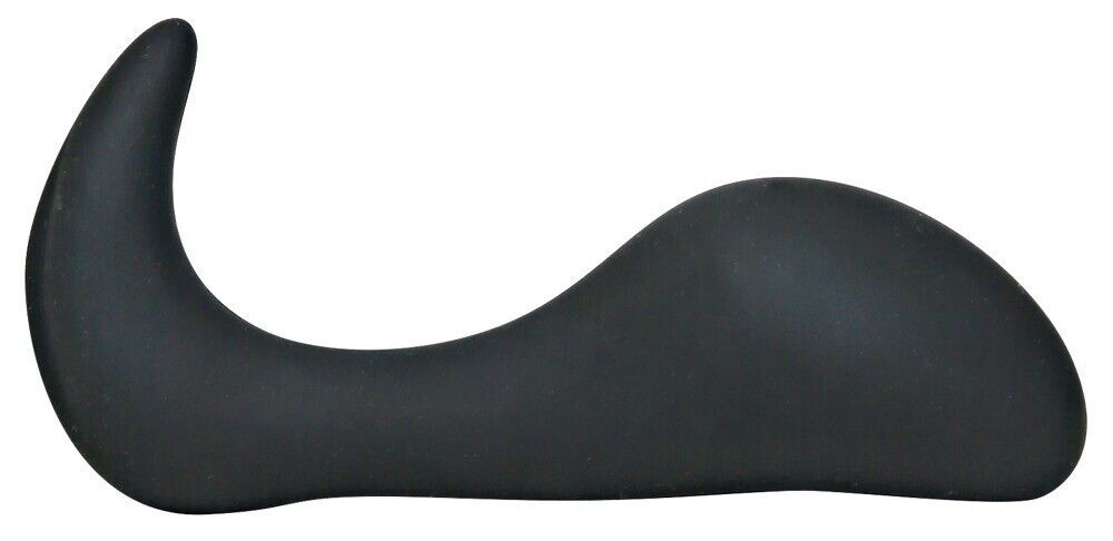 Plug anale fallo  dildo nero in silicone butt sex toys per donna e uomo black