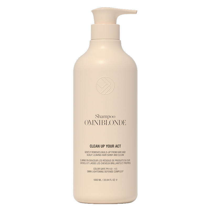 Shampoo capelli biondi lavaggio profondo OMNIBLONDE Clean Up Your Detox 1000ml
