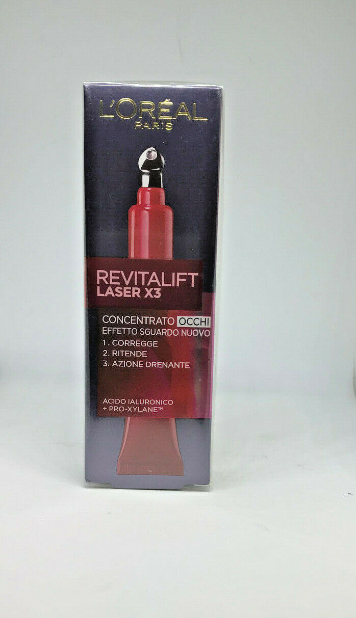 L oreal revitalift laser x3 concentrato occhi effetto sguardo nuovo 15 ml