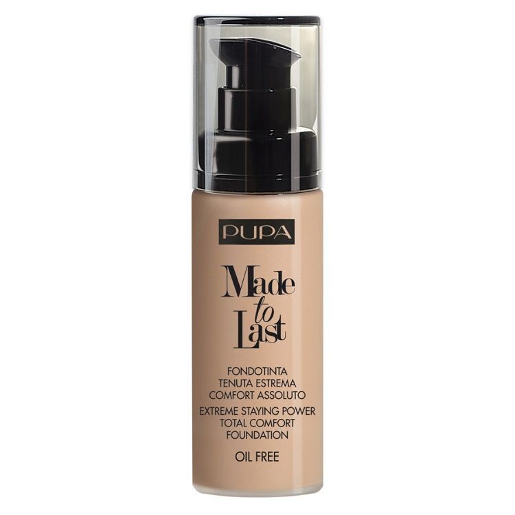 PUPA MADE TO LAST FOUNDATION 050 Sand 30ml - Fondotinta Tenuta Estrema