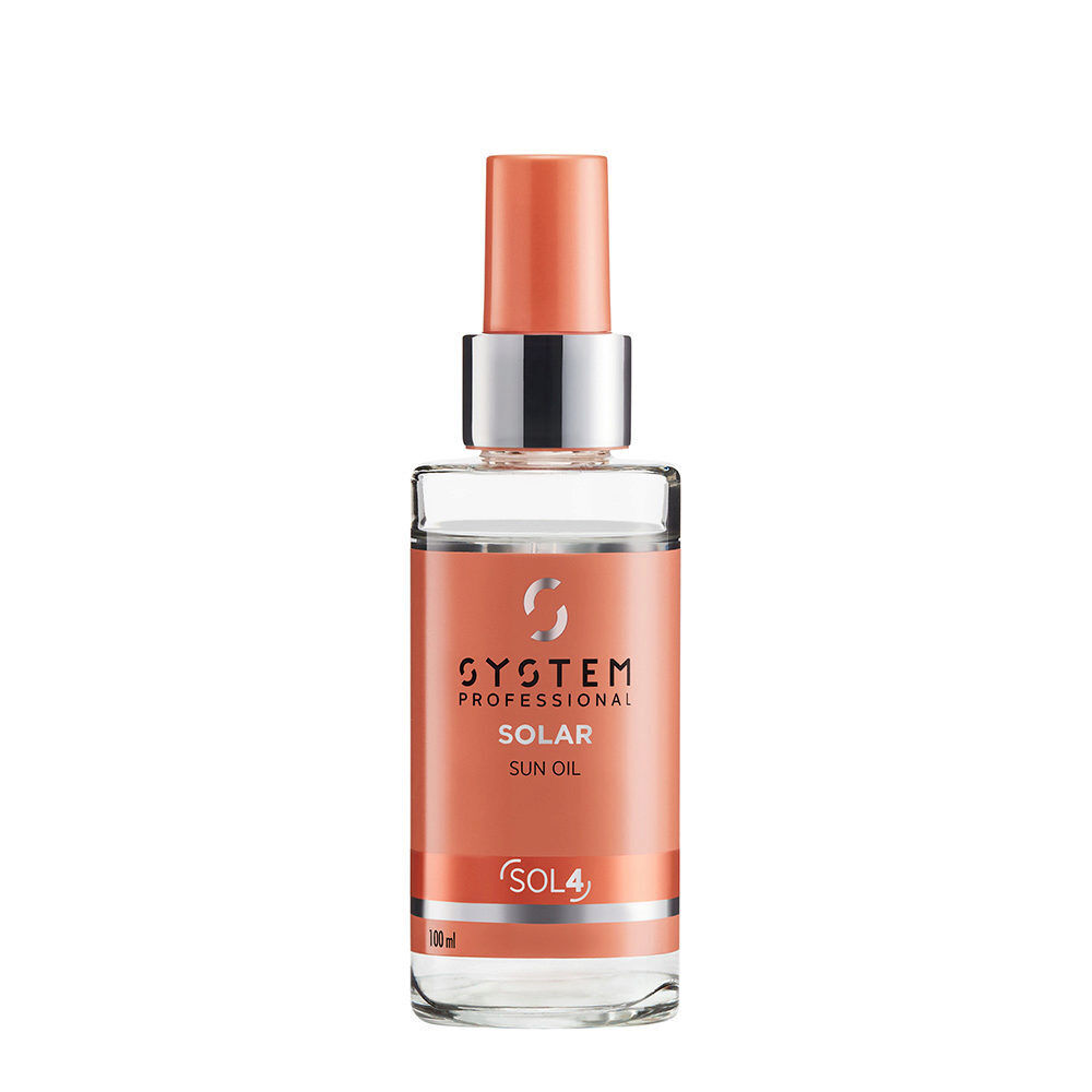 System Professional Solar Sun Oil SOL4 100 ml - Olio Solare per Capelli