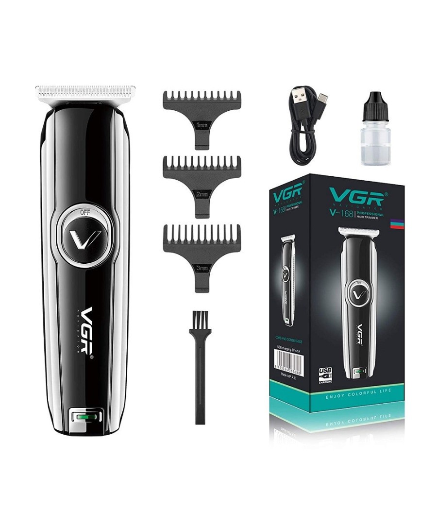 TAGLIACAPELLI TRIMMER RIFINITORE PROFESSIONALE RICARICABILE CORDLESS VGR V-168