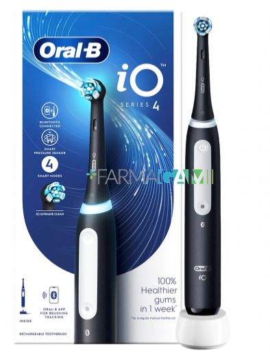 Spazzolino elettrico Oral-B Braun iO 4 black nero NUOVO