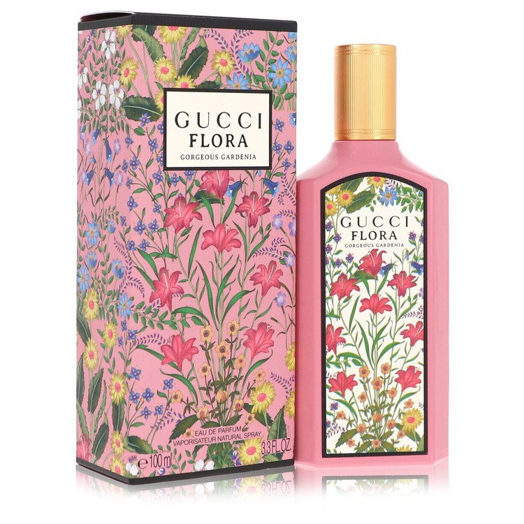 Flora Gorgeous Gardenia by Gucci Eau De Parfum Spray 3.4 oz / e 100 ml