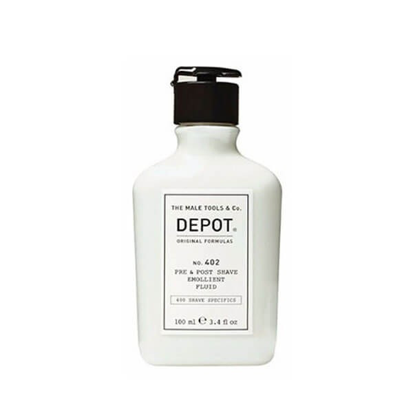 DEPOT - No.402 PRE & POST SHAVE EMOLLIENT  FLUID (100ml) Fluido emolliente pre e