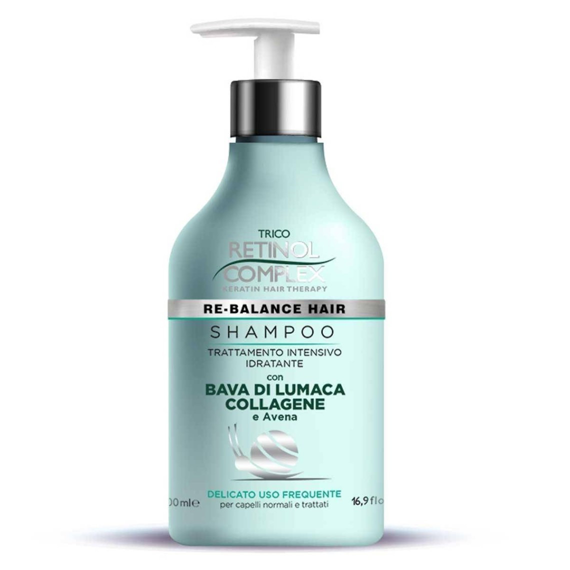 Shampoo Intensivo Bava di Lumaca Collagene e Avena 500ml