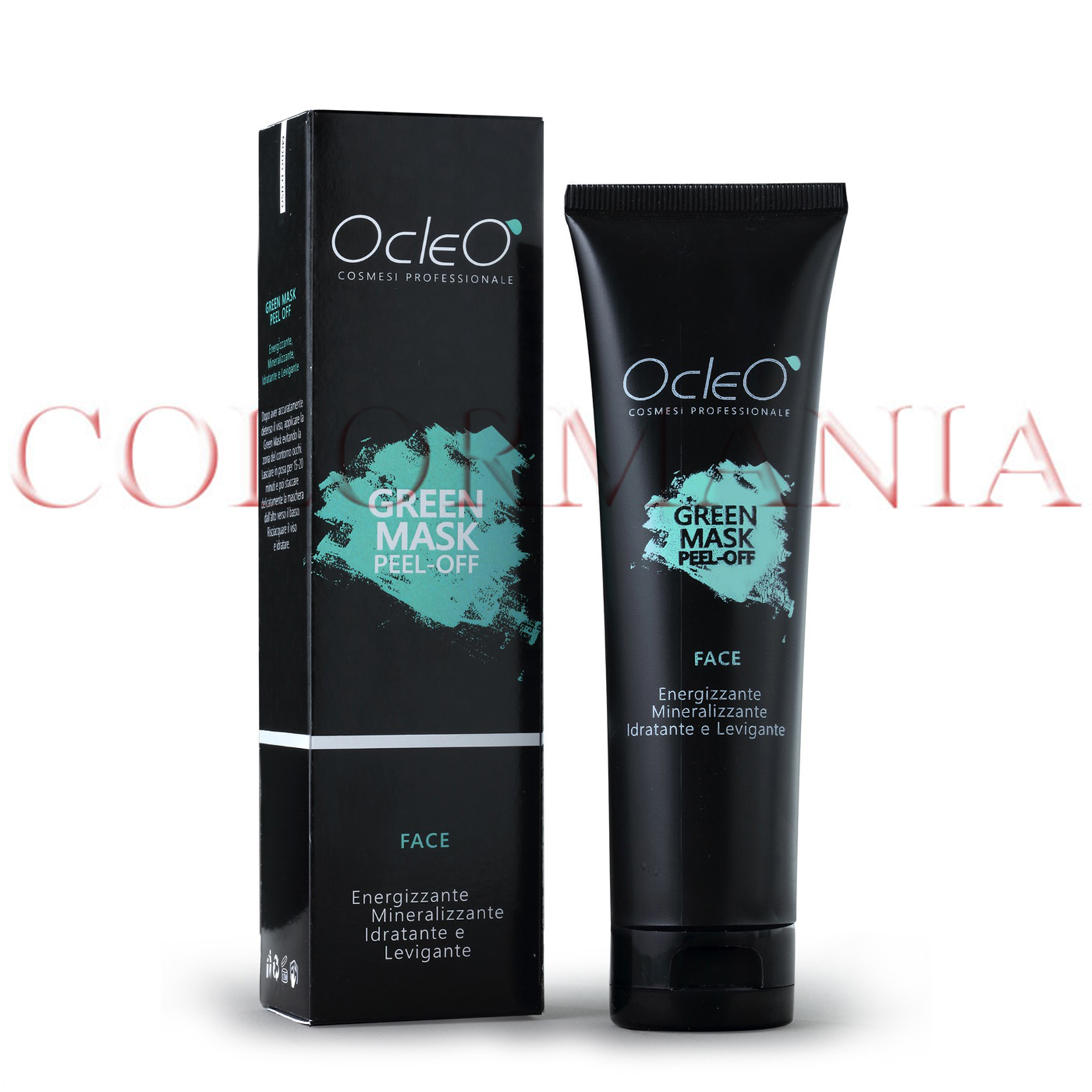 OCLEO' GREEN MASK PEEL OFF MASCHERA VISO ENERGIZZANTE IDRATANTE LEVIGANTE 150 ML