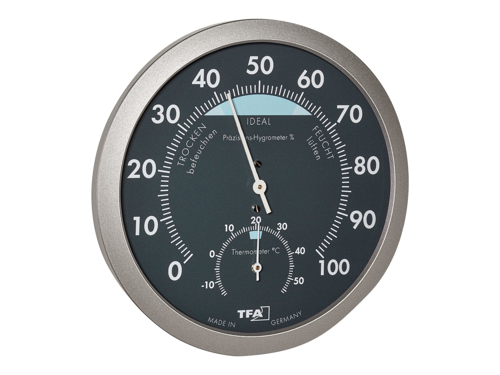 TFA 45.2043.51 Plastica 120 mm 68 mm 120 mm 93 g Analogue thermo-hygrometer