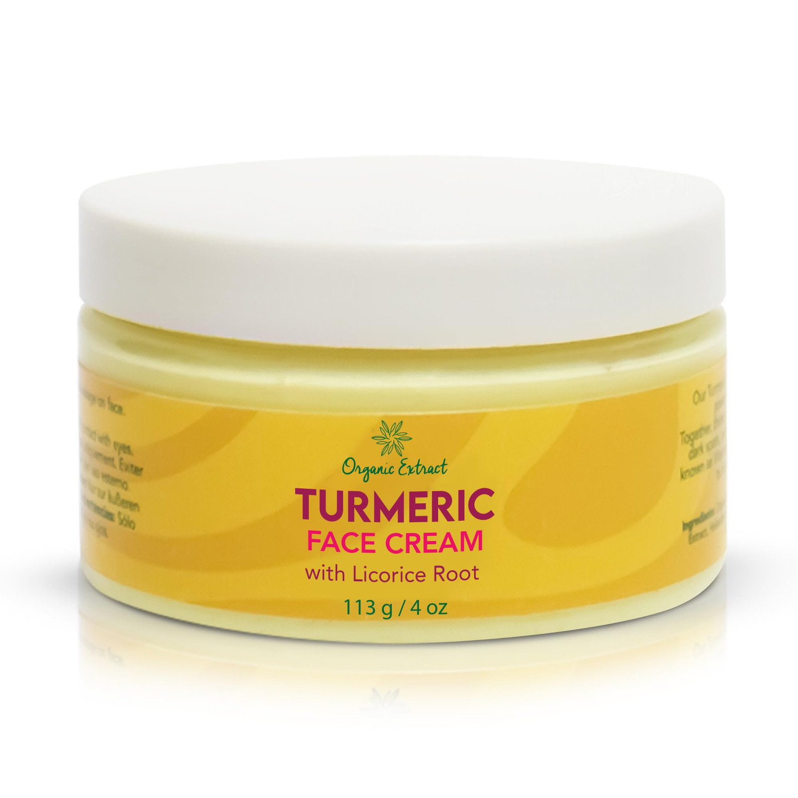 Turmeric Face Cream for Dark Spots - 4 fl oz / 113 g – Natural Skin (B6T)