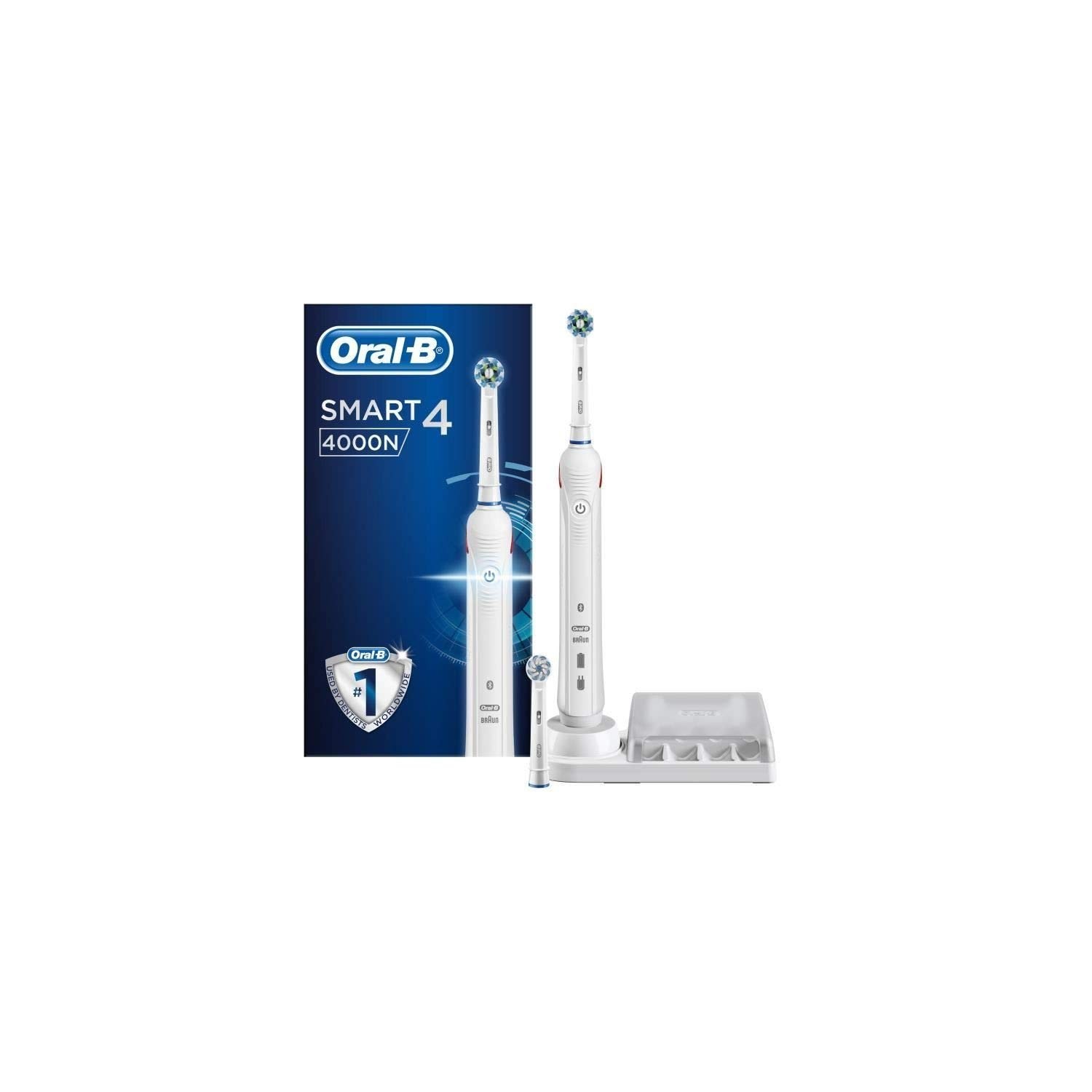 Oral-B Smart 4 4000N Electric Toothbrush Powered by Brown Smart 4000N