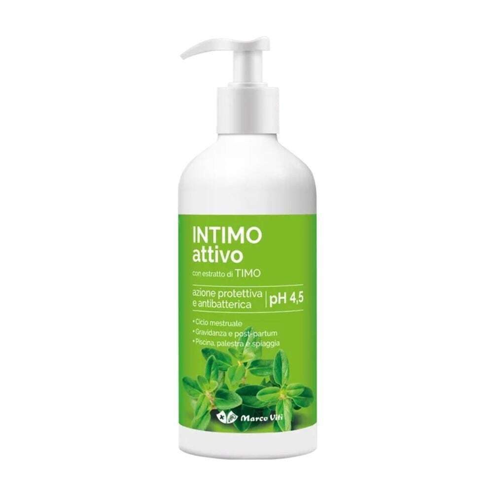 Marco Viti Intimo Attivo pH 4.5 Timo ad Azione Protettiva e Antibatterica, 500ml