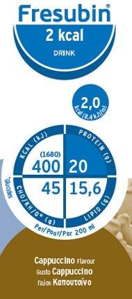 Fresenius Kabi Italia Fresubin 2 Kcal Drink Cappuccino 4 Flaconi X 200 Ml