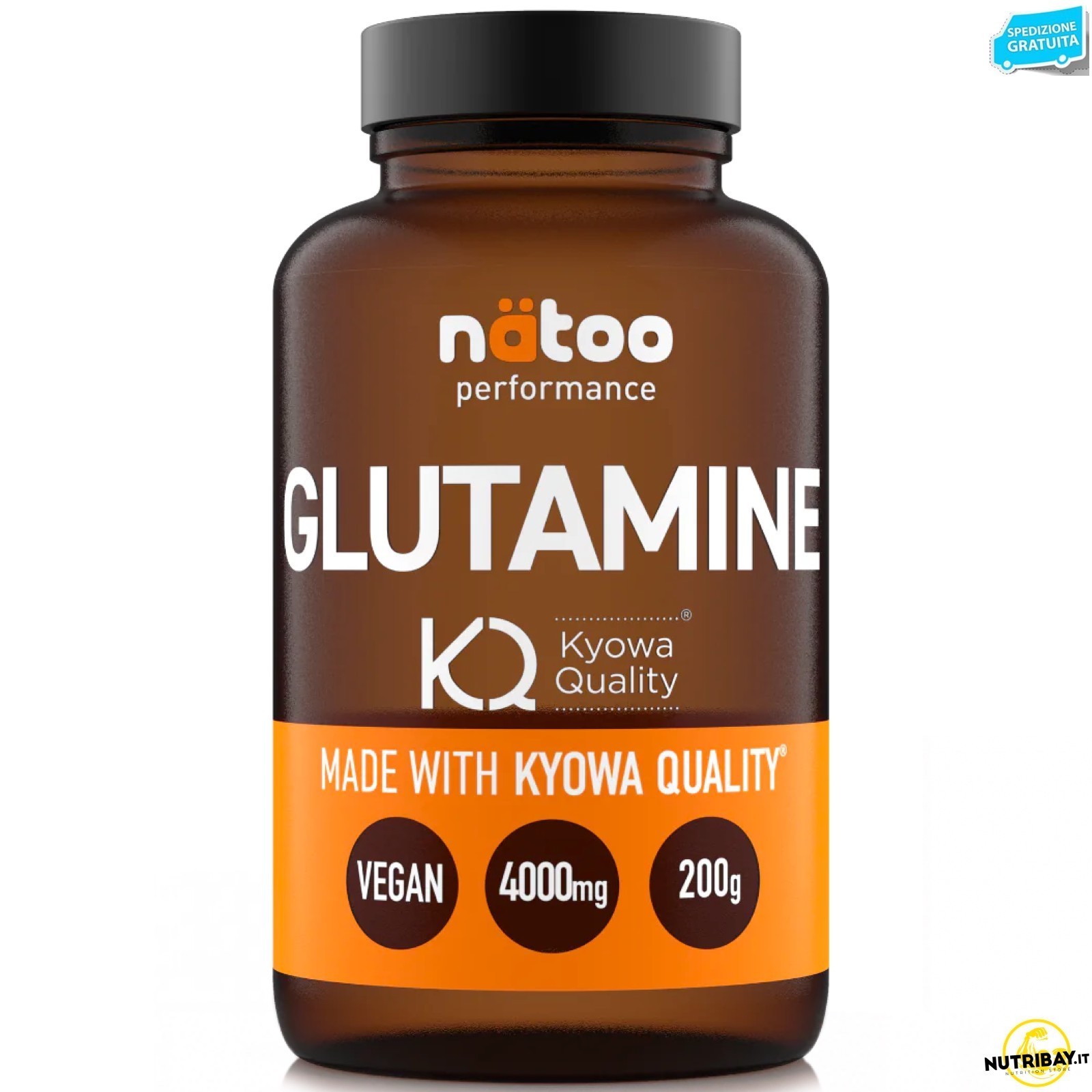 Natoo Performance Glutamine Kyowa Quality - 200 gr Glutamina purissima