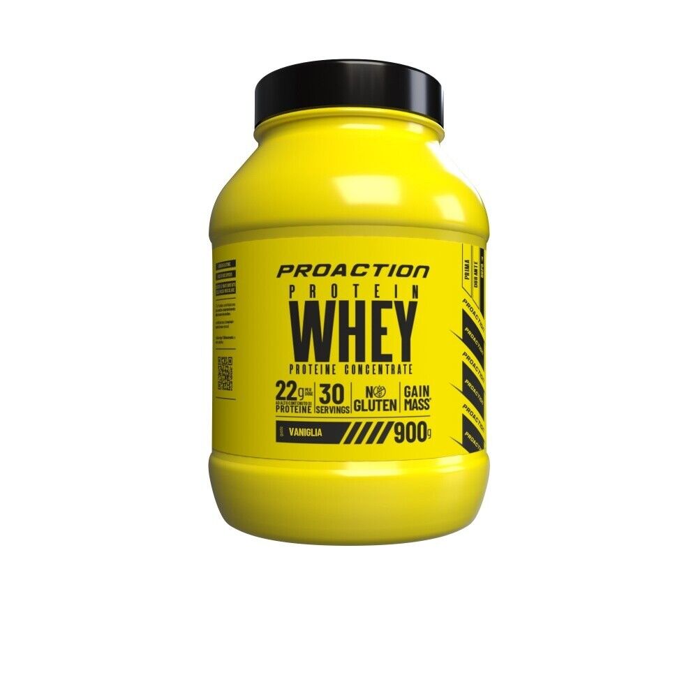 WHEY PROTEIN 900 GR GUSTO VANIGLIA PROACTION SPEDIZIONE GRATUITA