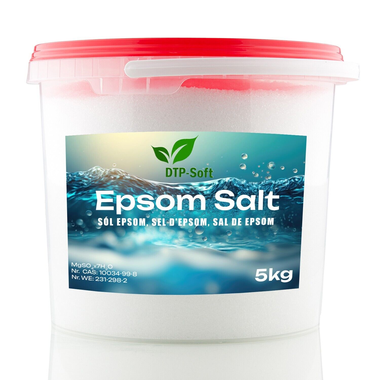 5kg Sale di Epsom | Solfato di Magnesio | Qualità Alimentare | Secchio 5kg