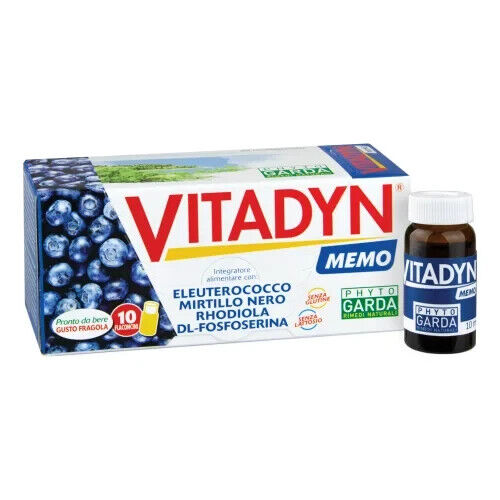 Phyto Garda Vitadyn Memo 20 Flaconcini Rhodiola Eleuterococco SCADENZA 08/2025