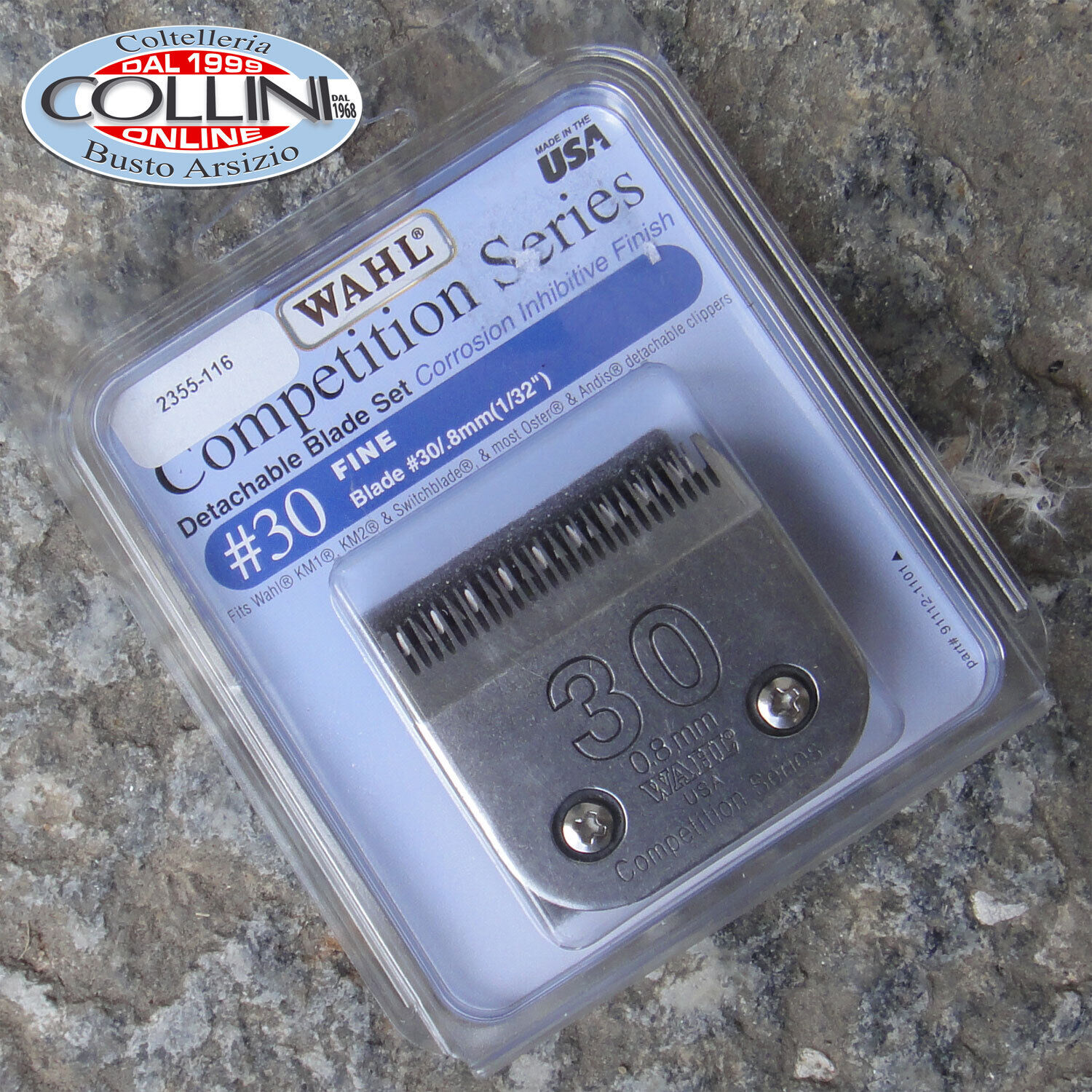 Wahl  - Testina Animali #30  da 0,8 mm - per Andis , Oster 76, 111,  A5 e 97-...