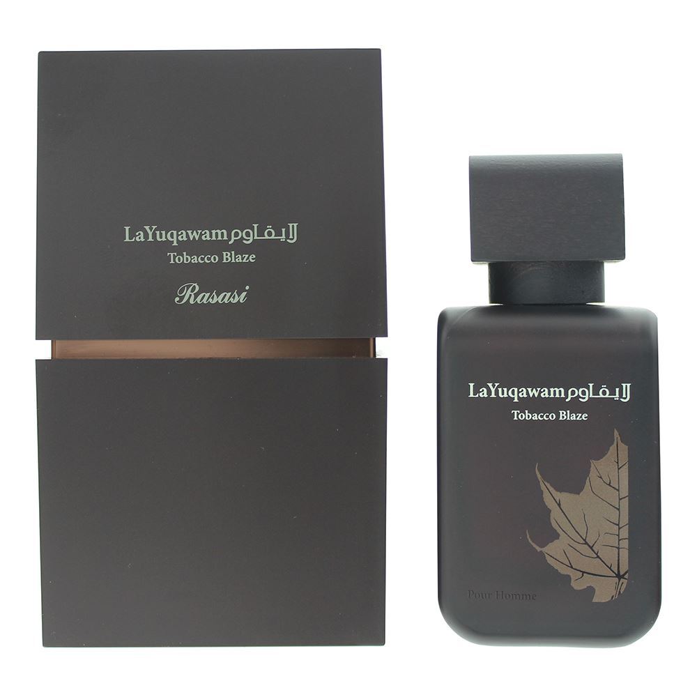 Rasasi La Yuqawam Tobacco Blaze Eau de Parfum 75ml Spray Men's - NEW. For Him