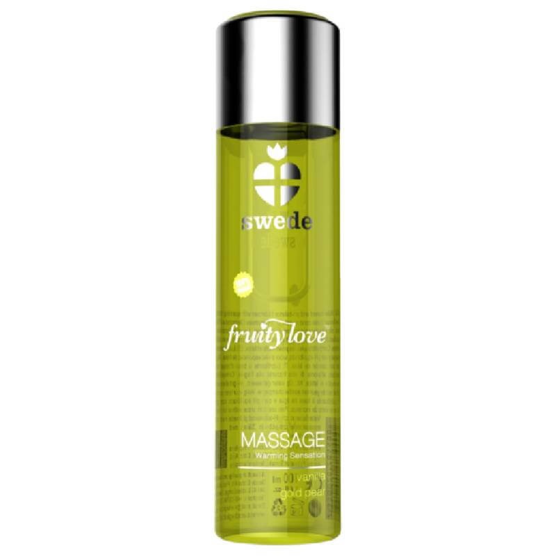 Swede - Fruity Love Warming Effect Massage Oil Vanilla And Gold Pear 120 ML