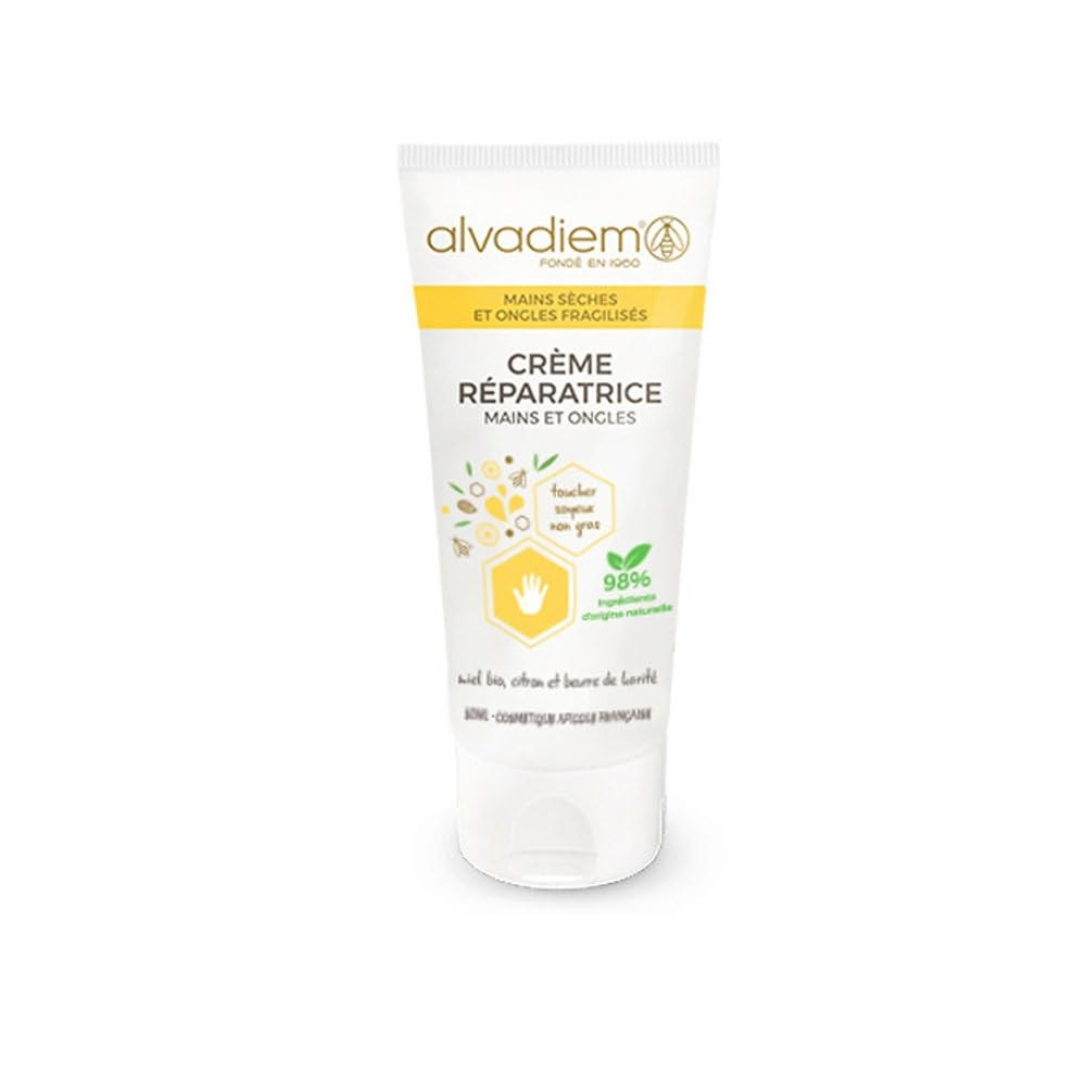 ALVADIEM CREMA REPARATRICE MANI alla pappa reale biologica - Pelle molto (e8w)