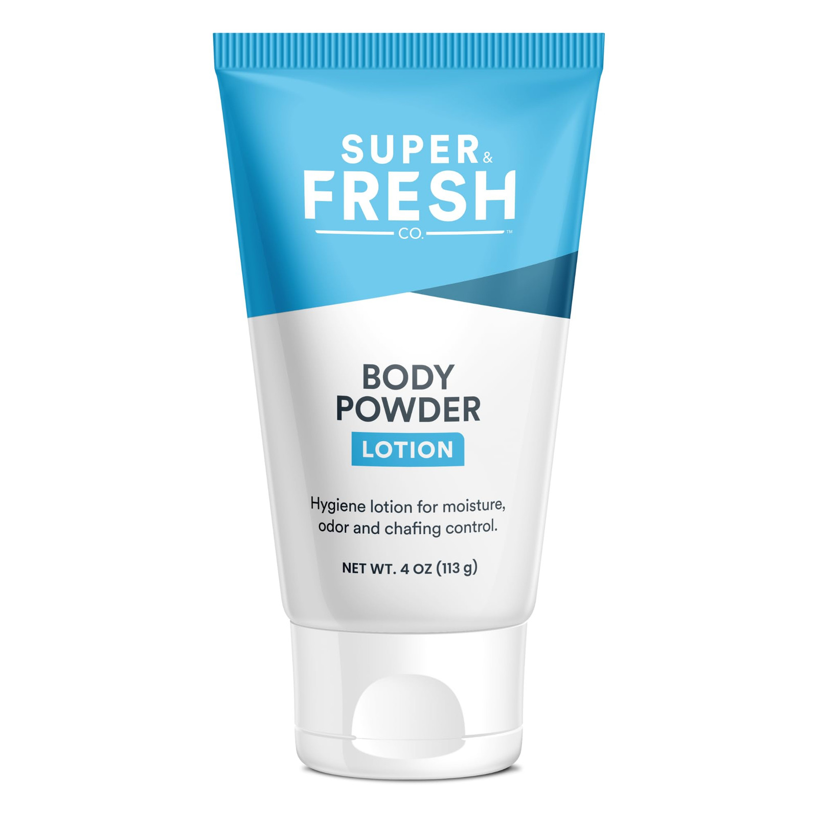 Super Fresh Body Powder Lotion, Anti-Chafing, Talc Free, No Mess Body (d6G)