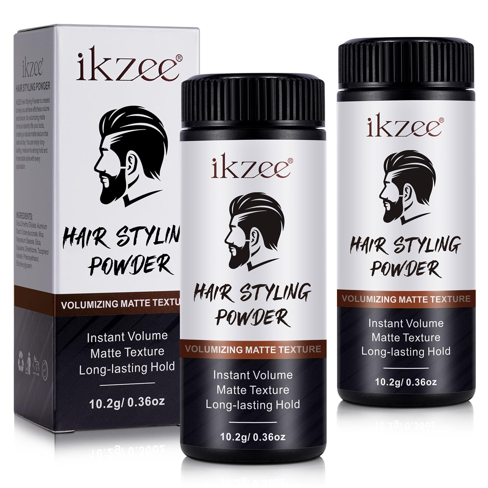 Hair Styling Powder, Texturizing Powder, Polvere volumizzante per (c3q)