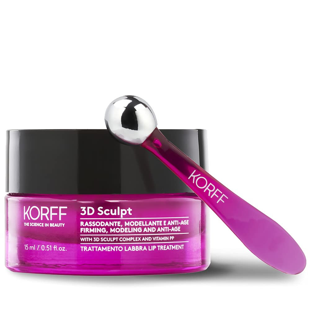 KORFF 3D Sculpt Trattamento Labbra, Texture Crema Effetto Rimpolpante, (b4l)