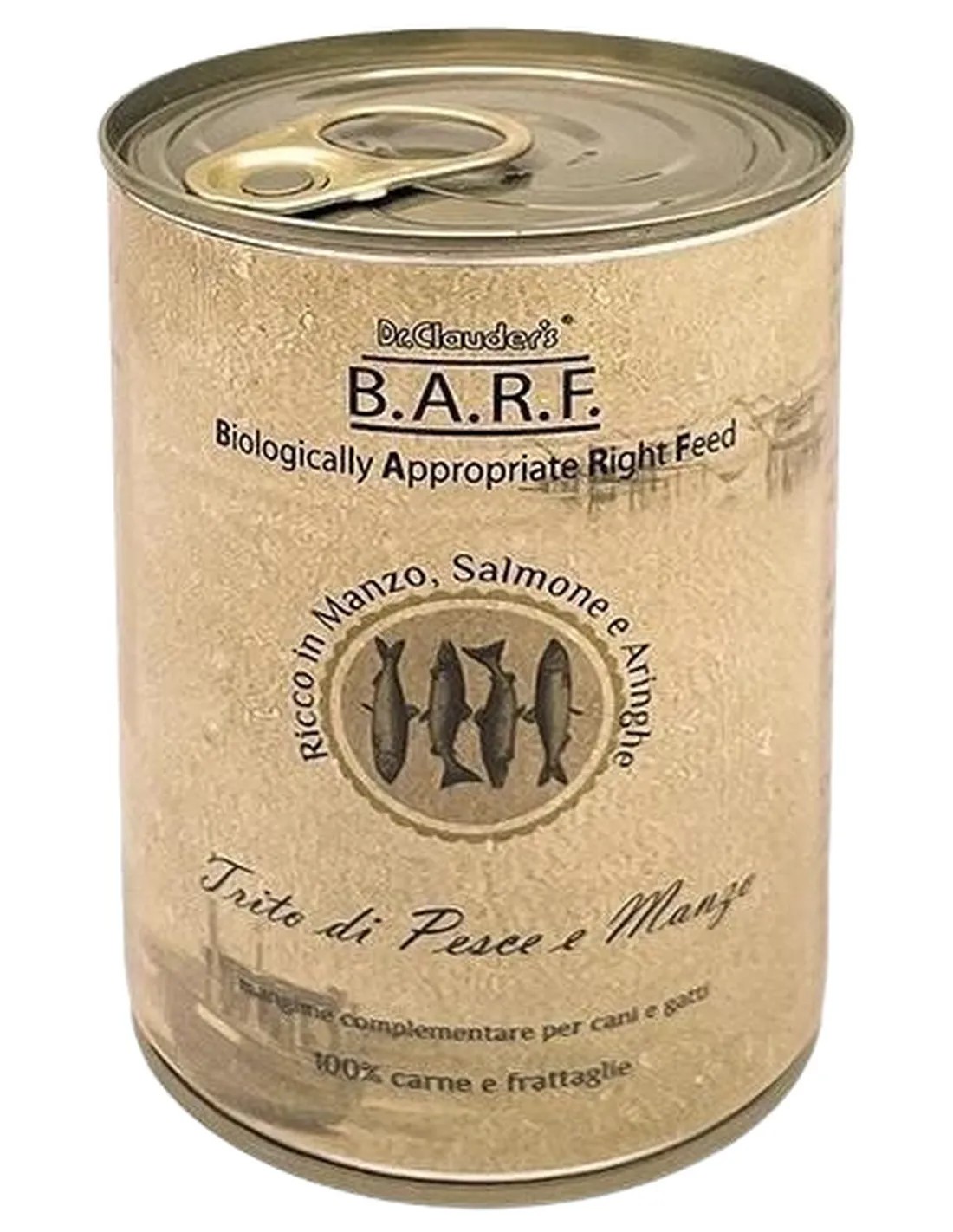Dr.Clauder's Barf trito di pesce e manzo 400 gr