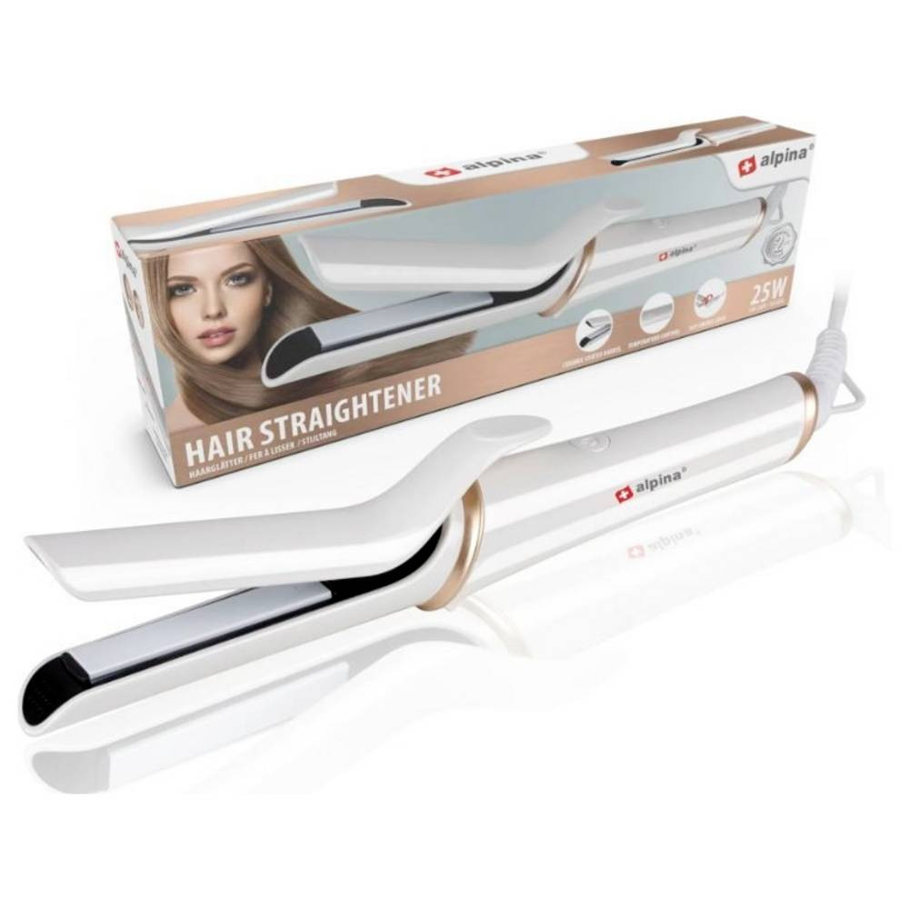 Alpina Switzerland 871125218830 Piastra per capelli Bianco