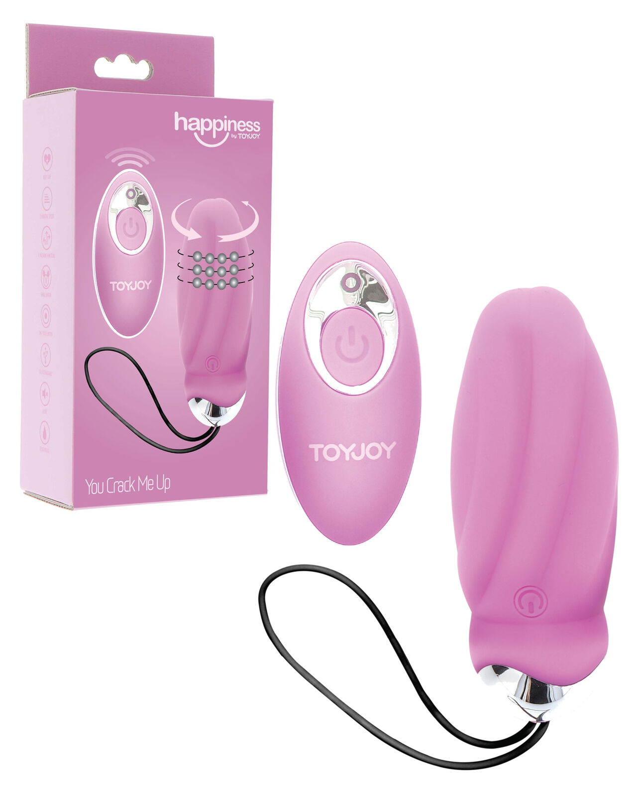 Ovetto vibrante in silicone ovulo vaginale con telecomando vibratore rotante sex