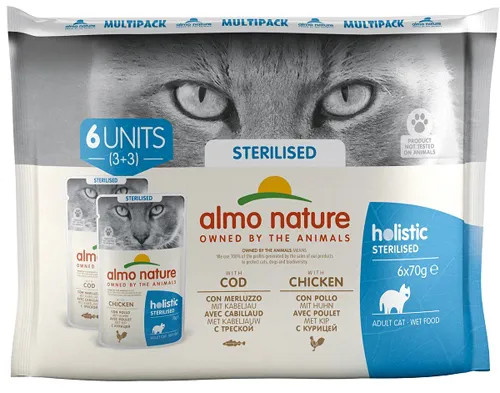 Almo Cat Multi 6 X 70 Gr Sterilised
