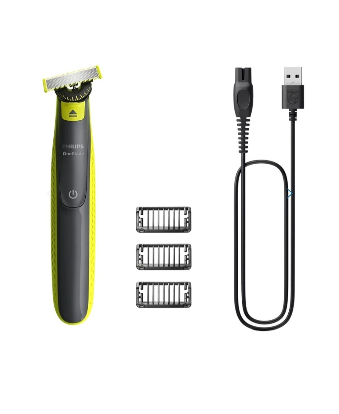 Phillips OneBlade Face Regolabarba Rasoio Ricaricabile Ibrido 360° QP2724/23