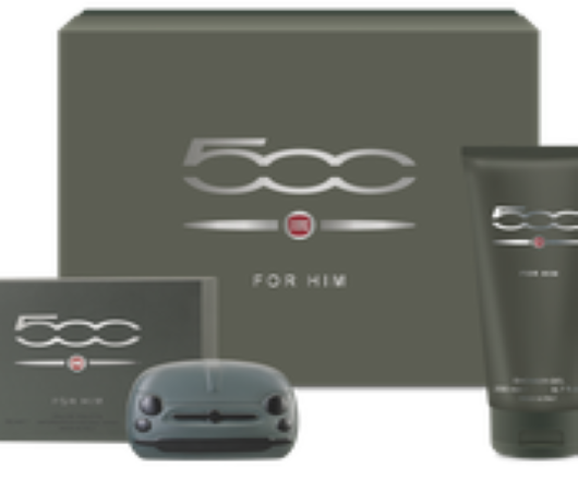 Fiat 500 Eau dee Toilette ml 50 + Shower Gel 200 ML  For Him Nero